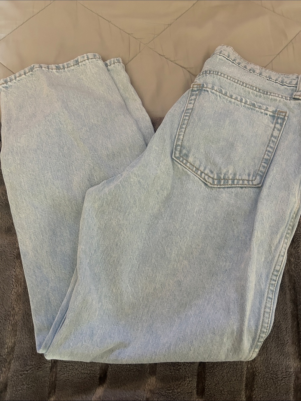 Banana Republic Straight-Leg Women's Jeans in Light Blue Wash